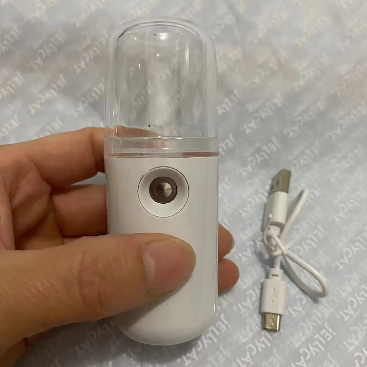 Mini Portable Humidifier Facial Steamer Device Beauty Spray Hydrating Apparatus Cold Spray Apparatus Rechargeable Nano Spray