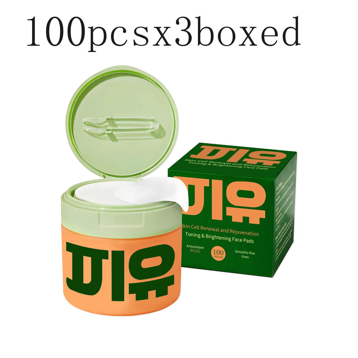 Centella Asiatica Hydrating Cotton Pads: Gentle Skin-Toning Pads for Hydration & Moisturization, Leaving Facial Skin Soft.