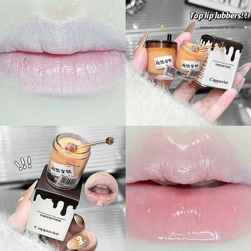 Lip Sleeping Mask - Overnight Moisturizing Treatment for Dry Lips, Repairing & Hydrating, Berry Scented,