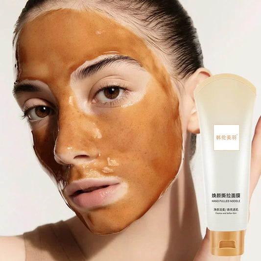 Hanlunmeiyu Activated Charcoal Peel-Off Mask-Deep Cleansing ,Hydrating Moisturizing Peel-Off Mask ,Pore Purifying Oil Control