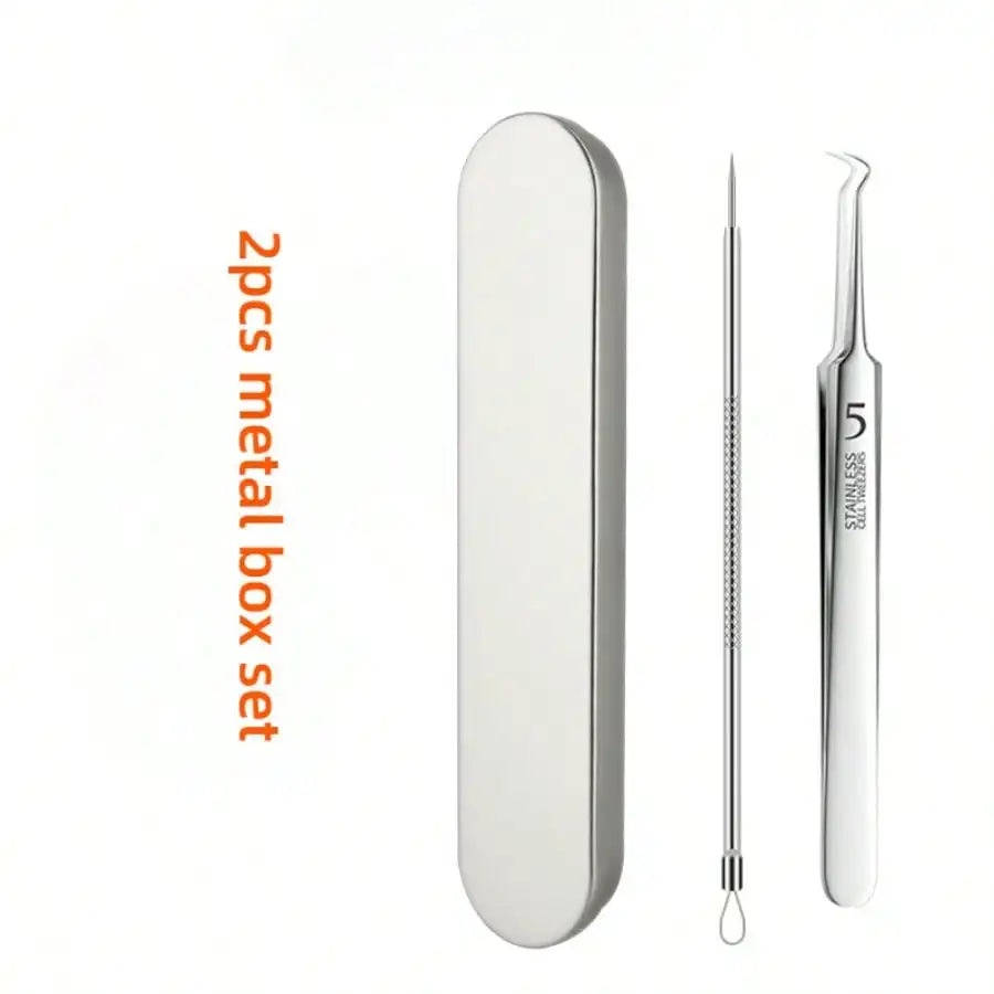 1/3/8PCS stainless steel blackhead removal tool kit, blackhead clip, tweezers, beauty face blackhead remover, acne needle tool