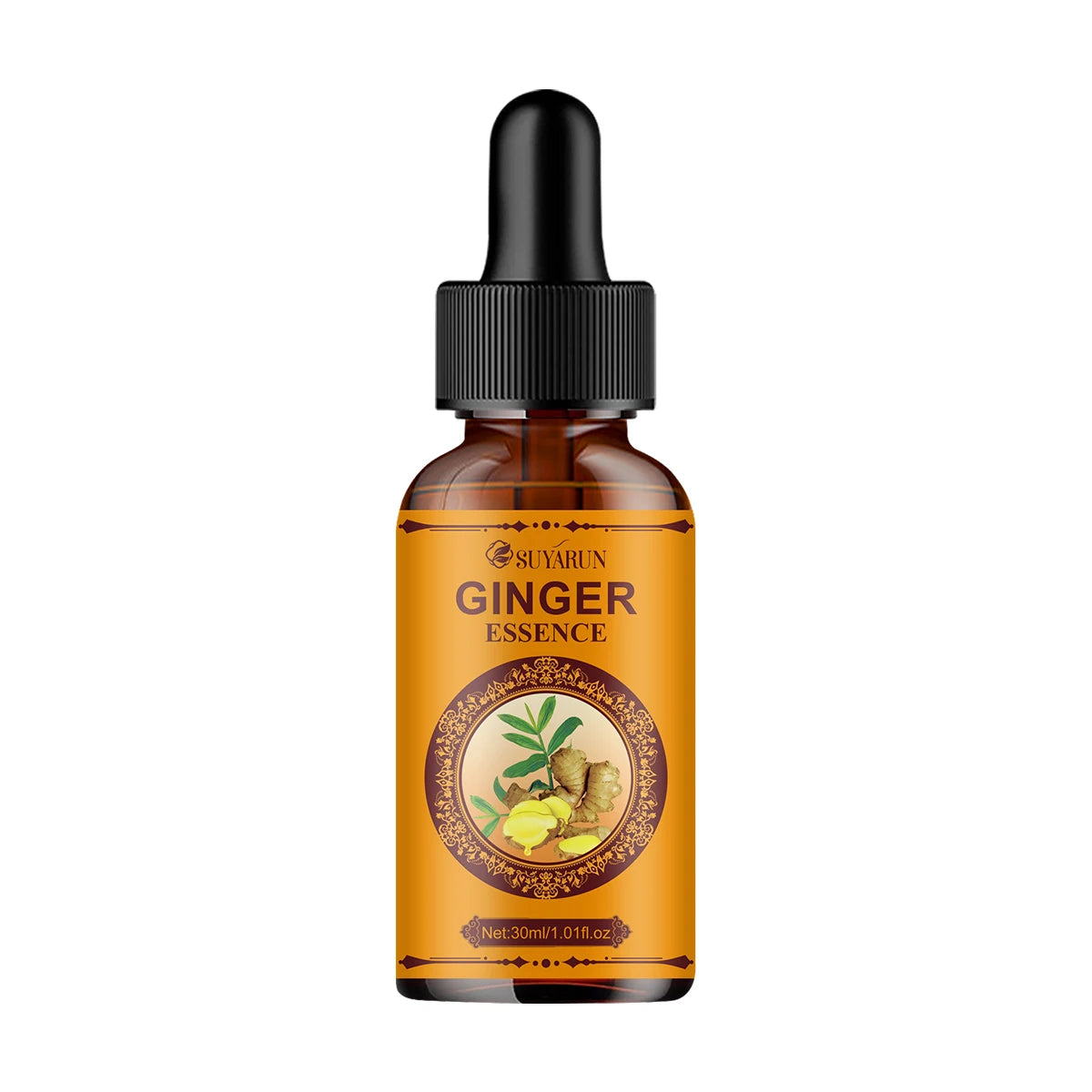 SUYARUN Vitamin E & Hyaluronic Acid Ginger Serum – Anti-Aging, Hydrating, Brightening Skin Care for All Skin Types.