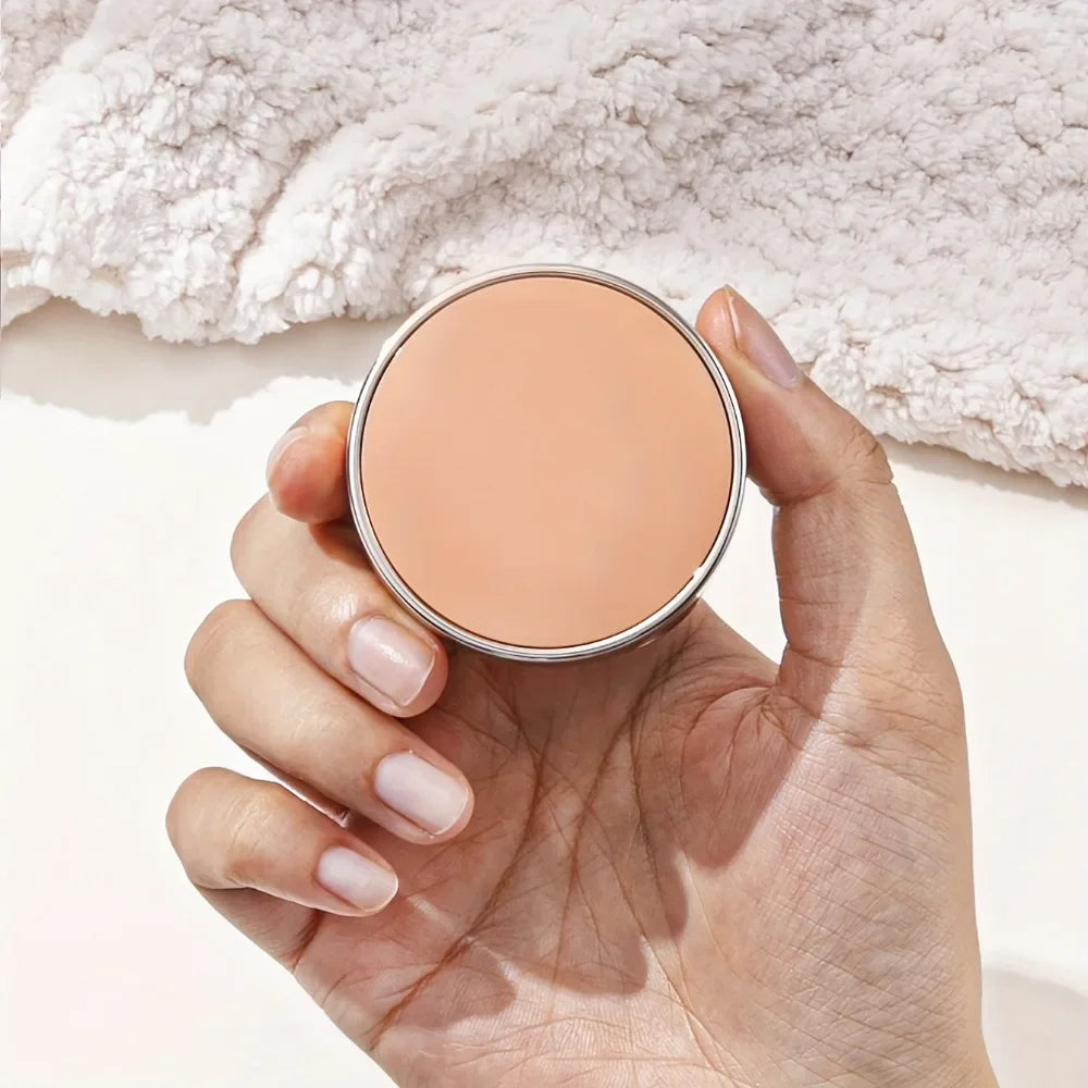 1Pc Refillable Air Cushion Foundation Case Empty DIY Box with Portable Mirror Compact Storage for Makeup Cosmetic Sponge Puff