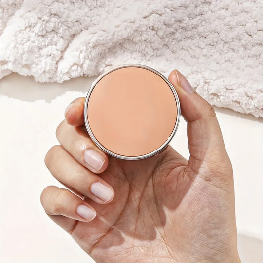 1Pc Refillable Air Cushion Foundation Case Empty DIY Box with Portable Mirror Compact Storage for Makeup Cosmetic Sponge Puff