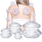 Silicone Vacuum Cupping Set Massage Body Cups Back Gua Sha Ventosas Suction Cup Anti-Cellulite Skin Lift Physiotherapy Jars