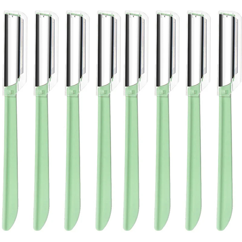 4/8Pcs Eyebrow Trimmer Face Blade Shaver Portable Eye Brow Epilation Hair Removal Safety Cutting Razors for Woman Makeup Tools