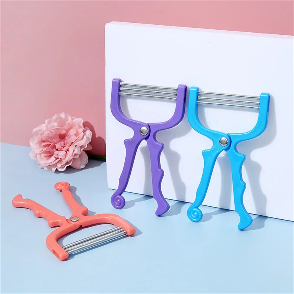 Facial Care Hair Remover Safe Handheld Spring Roller Female Hair Mustache Hair Removal Beauty Cleaning Reusable Depilation Tool