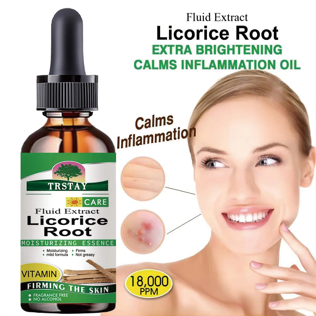 5ML/15ML/30ML/50ML/DR.DAVEY Licorice Essence Moisturizing Pore Firming Repair Serum