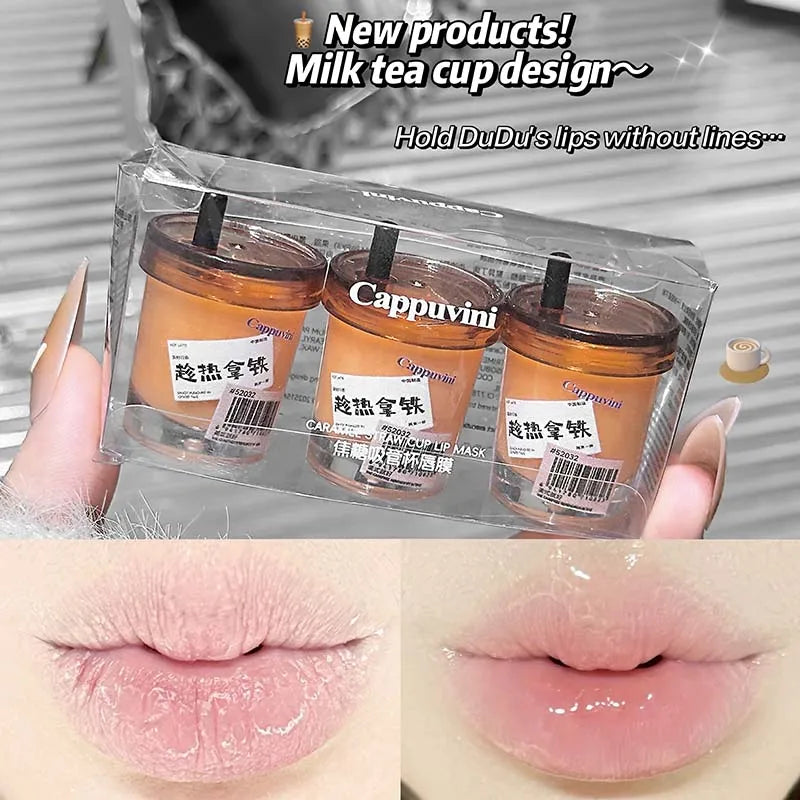 Lip Sleeping Mask - Overnight Moisturizing Treatment for Dry Lips, Repairing & Hydrating, Berry Scented,