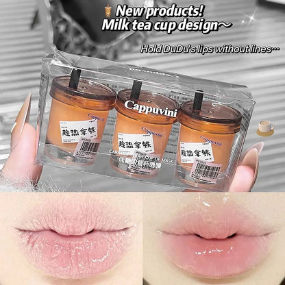 Lip Sleeping Mask - Overnight Moisturizing Treatment for Dry Lips, Repairing & Hydrating, Berry Scented,