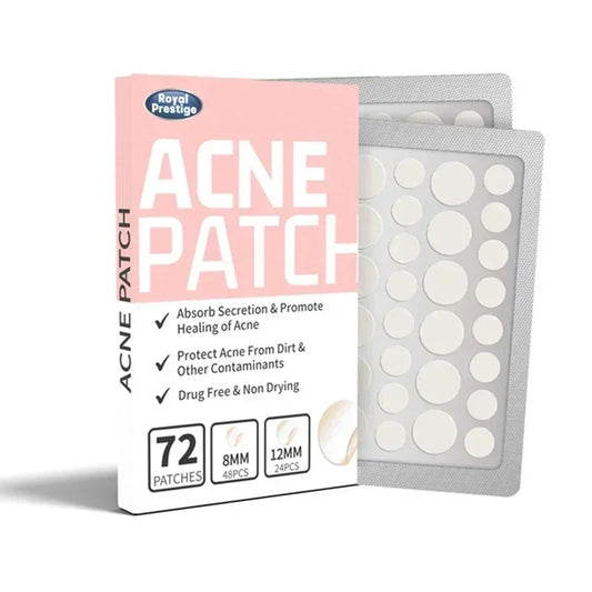 72-720Pcs Invisible Acne Patches Removal Pimple Anti-Acne Hydrocolloid Patches Spots Marks Concealer Repair Sticker Waterproof