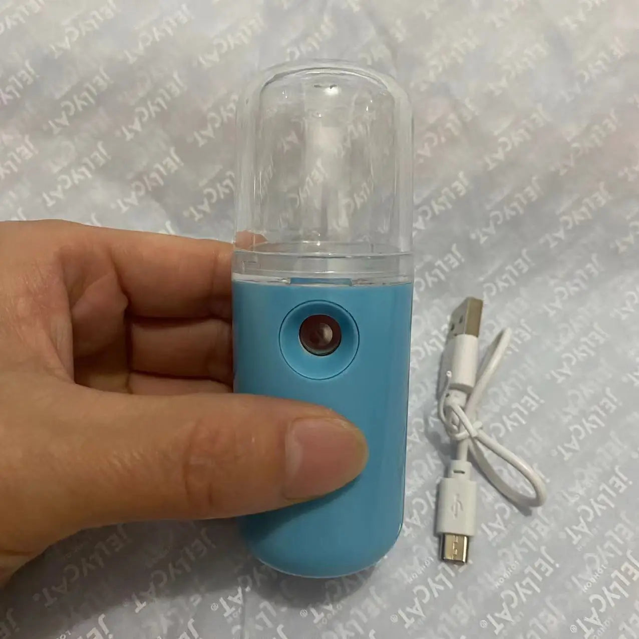 Mini Portable Humidifier Facial Steamer Device Beauty Spray Hydrating Apparatus Cold Spray Apparatus Rechargeable Nano Spray