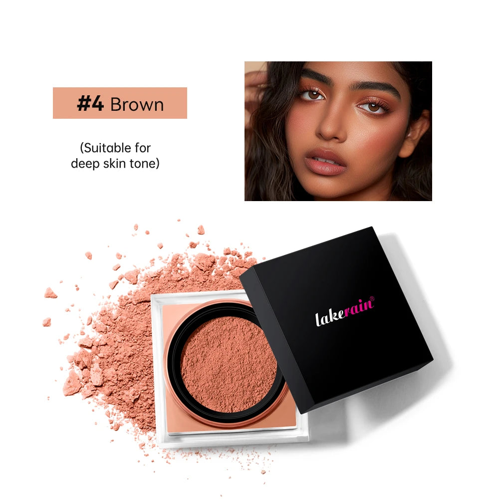 Monochrome Loose Baking&Setting Powder Long Lasting Oil Control Natural Face Matte Waterproof BrighTening Loose Powder Makeup