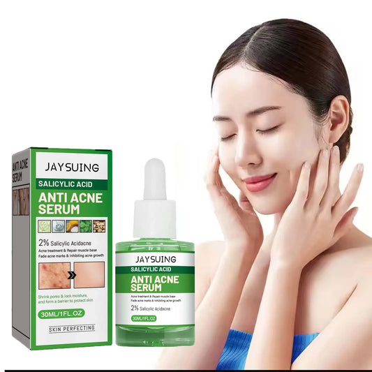 Salicylic Acid Anti Acn-e Face Serum Hydrating Fader Acne Mark Pimple Blackhead Removal Shrink Pores Oil Control Facial Essence