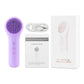 Sonic Silicone Facial Brush Cleaner Vibration Roller Massage Pore Deep Cleansing Scrubber Waterproof Face Exfoliating Cleanser