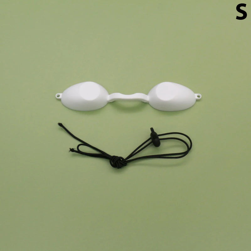 Silicone Protectve Eye Goggle For IPL Laser LED UV Lamp Treatment Flexible UV Eye Protection Sunbed Tanning Goggles Mask