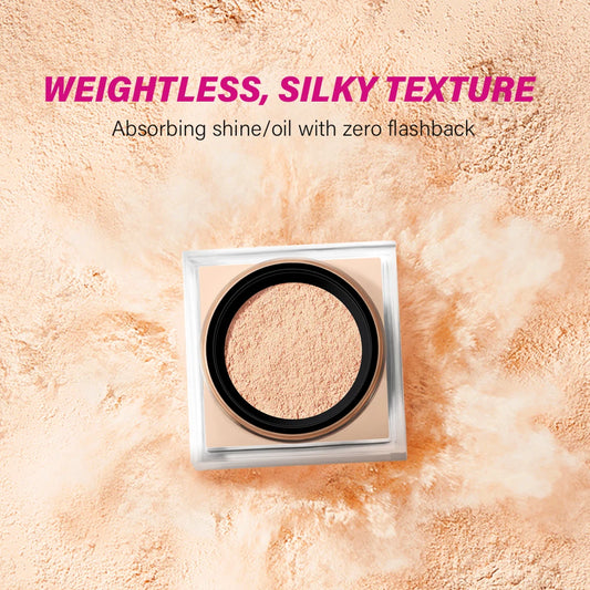 Monochrome Loose Baking&Setting Powder Long Lasting Oil Control Natural Face Matte Waterproof BrighTening Loose Powder Makeup
