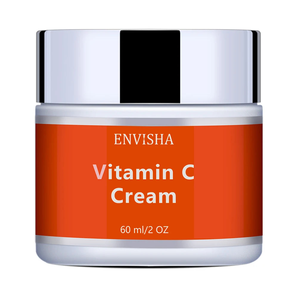 ENVISHA Facial Cream Vitimin C Skin Care Anti-Wrinkle Aging Moisturizing Shrink Pores Whitening Smooth Firming Beauty Health