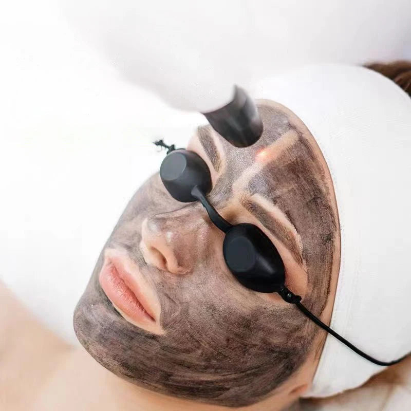 Silicone Protectve Eye Goggle For IPL Laser LED UV Lamp Treatment Flexible UV Eye Protection Sunbed Tanning Goggles Mask