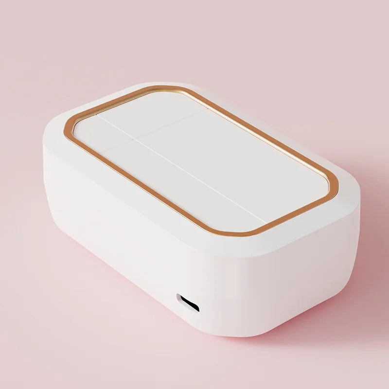 Portable Automatic Cleaning Contact Lens Cleaner Machine with Timer Ultraviolet Sterilization Magnetic Suction Cleaning Machine