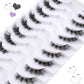 3/6/10 Pairs Wispy Half Eyelash Fluffy False Eyelashes Full Natural Long Mink Lashes Extension Makeup Handmade Cat Eye Faux Cils