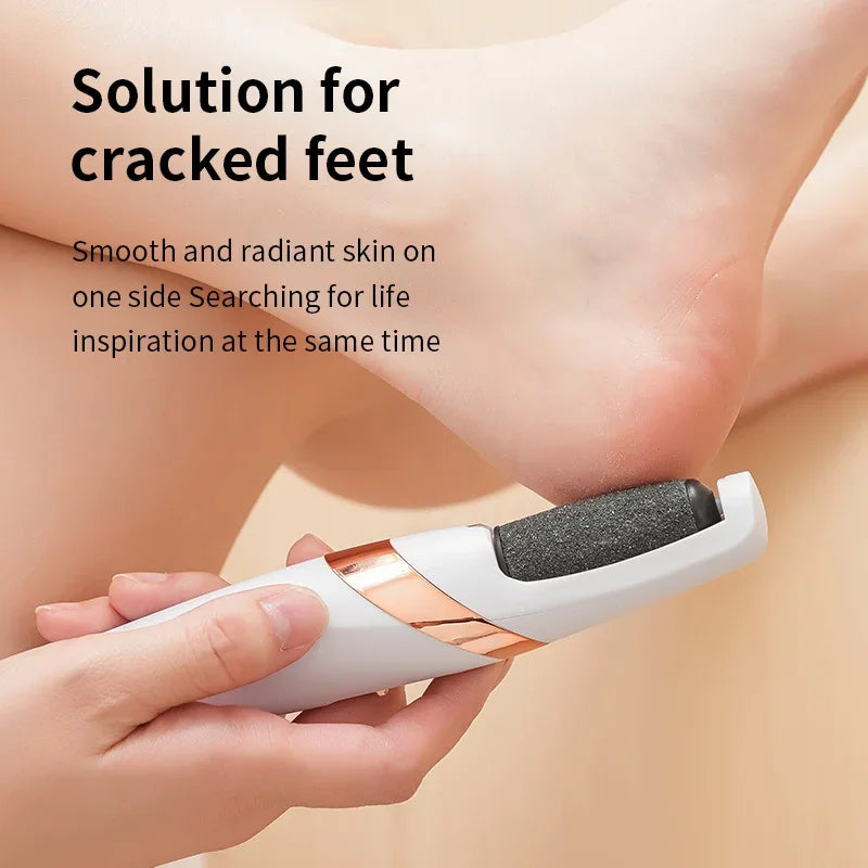 Foot Beauty Machine Electric Foot Grinder Automatic Foot Callus Rubbing Pedicure Dead Skin Callus Remover for Foot Rechargeable