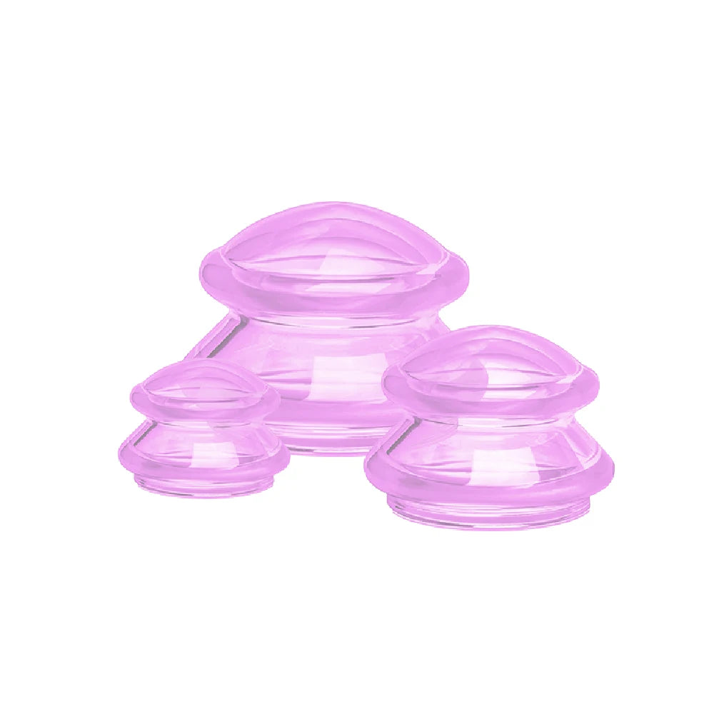 Silicone Vacuum Cupping Set Massage Body Cups Back Gua Sha Ventosas Suction Cup Anti-Cellulite Skin Lift Physiotherapy Jars