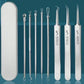 1/3/8PCS stainless steel blackhead removal tool kit, blackhead clip, tweezers, beauty face blackhead remover, acne needle tool