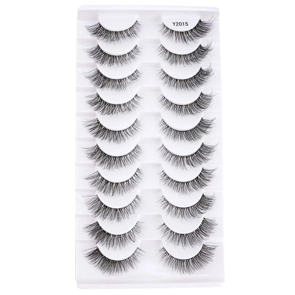3/6/10 Pairs Wispy Half Eyelash Fluffy False Eyelashes Full Natural Long Mink Lashes Extension Makeup Handmade Cat Eye Faux Cils