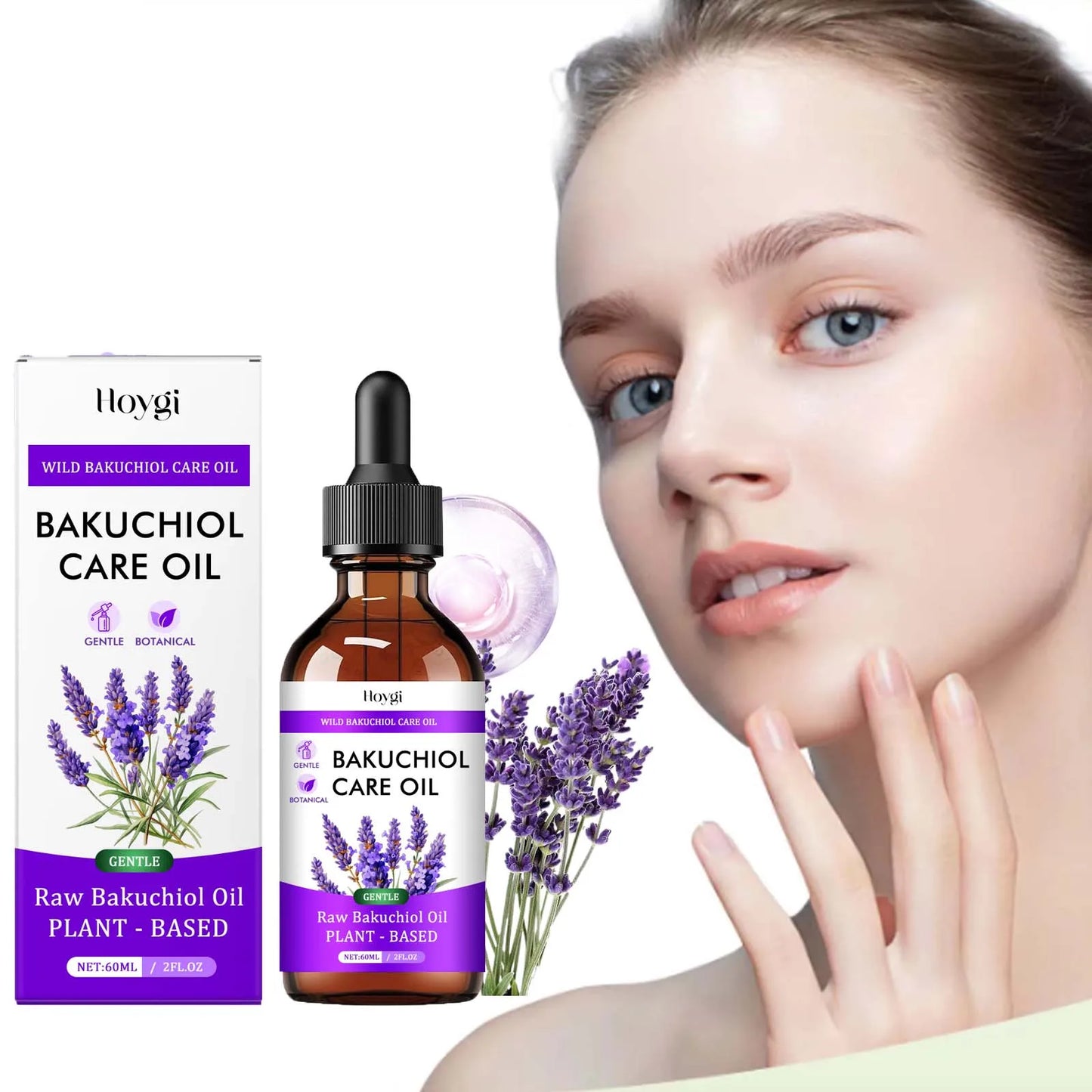 Bakuchiol Essectial Oil Relaxing Fade Fine Lines Brightening Skin Smoothing Facial Body Skin Care Nourish for Sensitive Skin