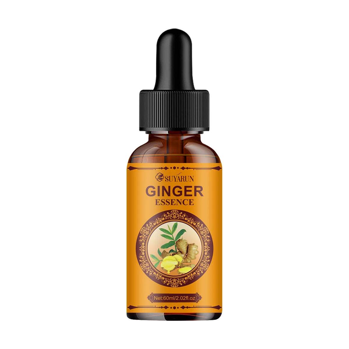 SUYARUN Vitamin E & Hyaluronic Acid Ginger Serum – Anti-Aging, Hydrating, Brightening Skin Care for All Skin Types.