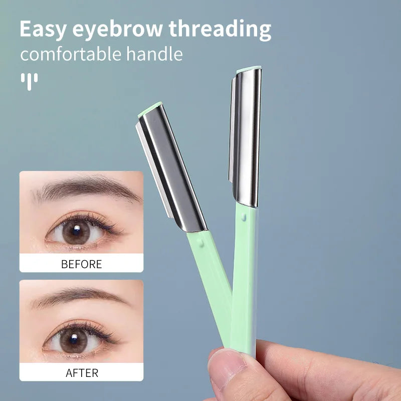 4/8Pcs Eyebrow Trimmer Face Blade Shaver Portable Eye Brow Epilation Hair Removal Safety Cutting Razors for Woman Makeup Tools