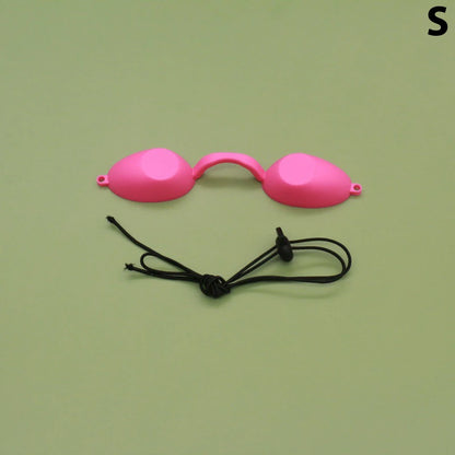 Silicone Protectve Eye Goggle For IPL Laser LED UV Lamp Treatment Flexible UV Eye Protection Sunbed Tanning Goggles Mask