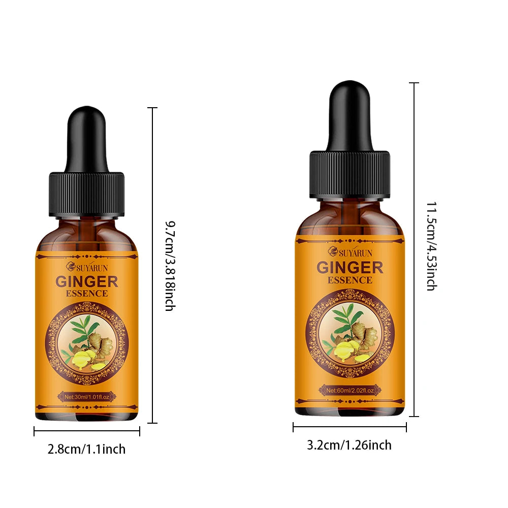 SUYARUN Vitamin E & Hyaluronic Acid Ginger Serum – Anti-Aging, Hydrating, Brightening Skin Care for All Skin Types.