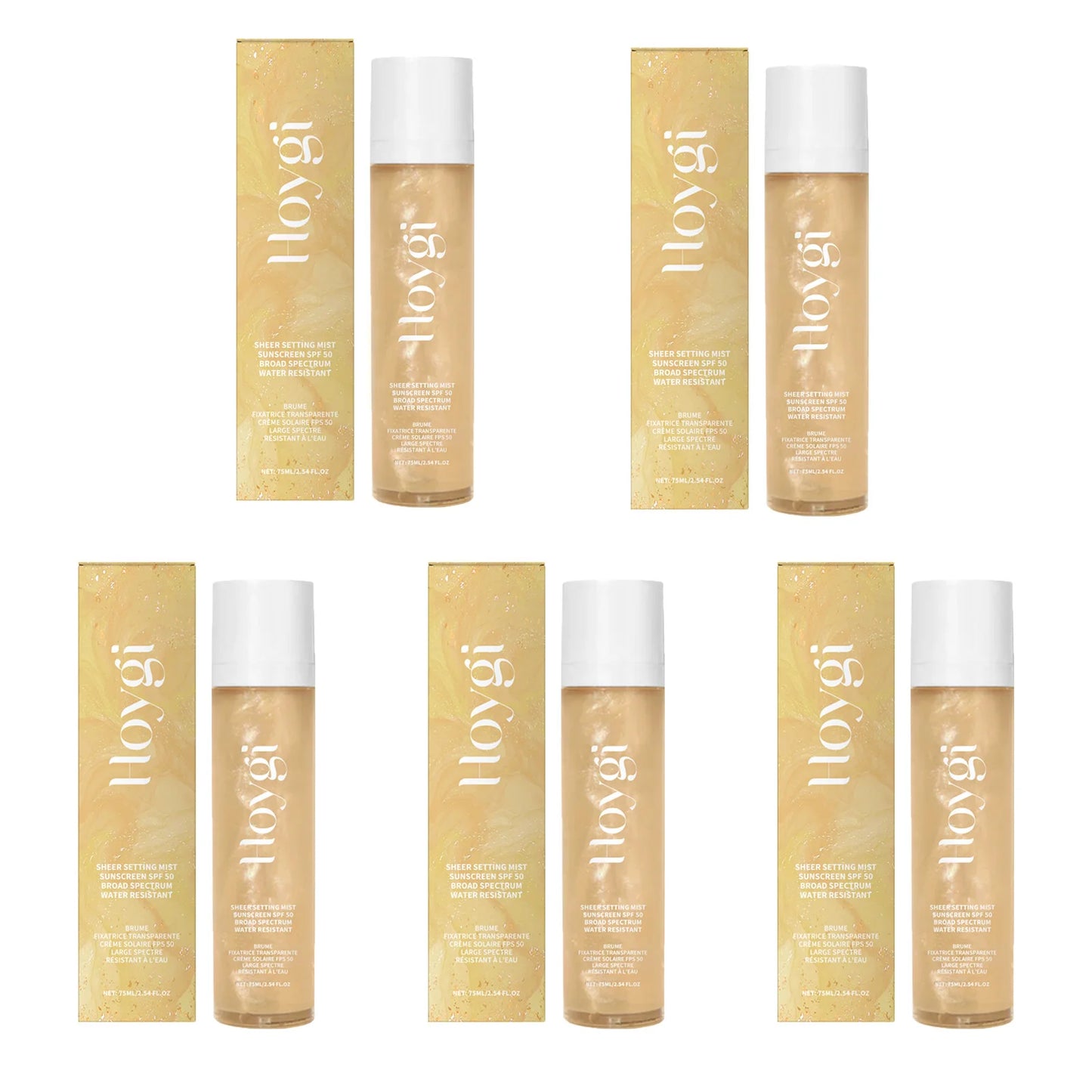 Spf 50+ Makeup Setting Spray Oil Control Natural Refreshing Waterproof Lasting Makeup Fixer Sun Protection Face Mist Cosmetics