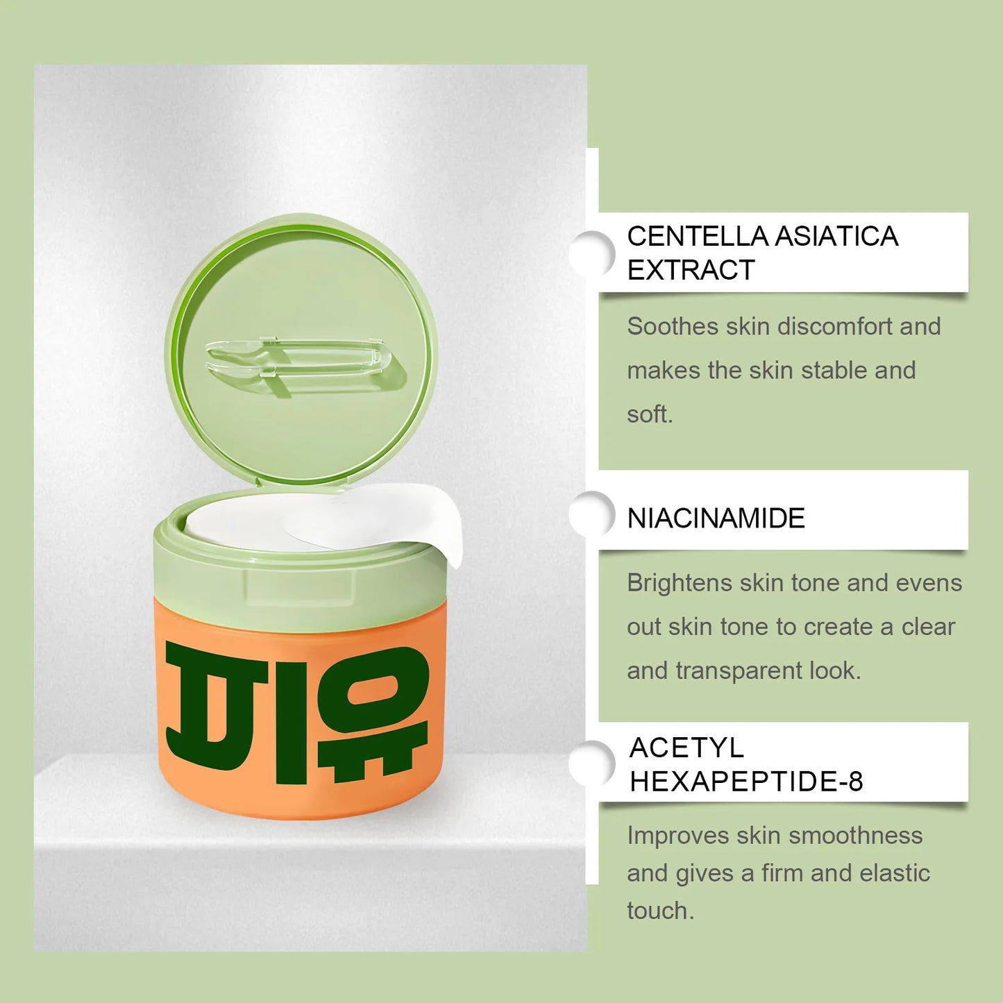 Centella Asiatica Hydrating Cotton Pads: Gentle Skin-Toning Pads for Hydration & Moisturization, Leaving Facial Skin Soft.