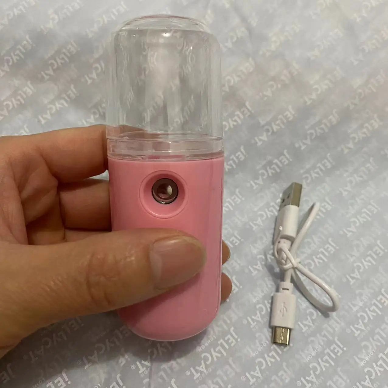 Mini Portable Humidifier Facial Steamer Device Beauty Spray Hydrating Apparatus Cold Spray Apparatus Rechargeable Nano Spray