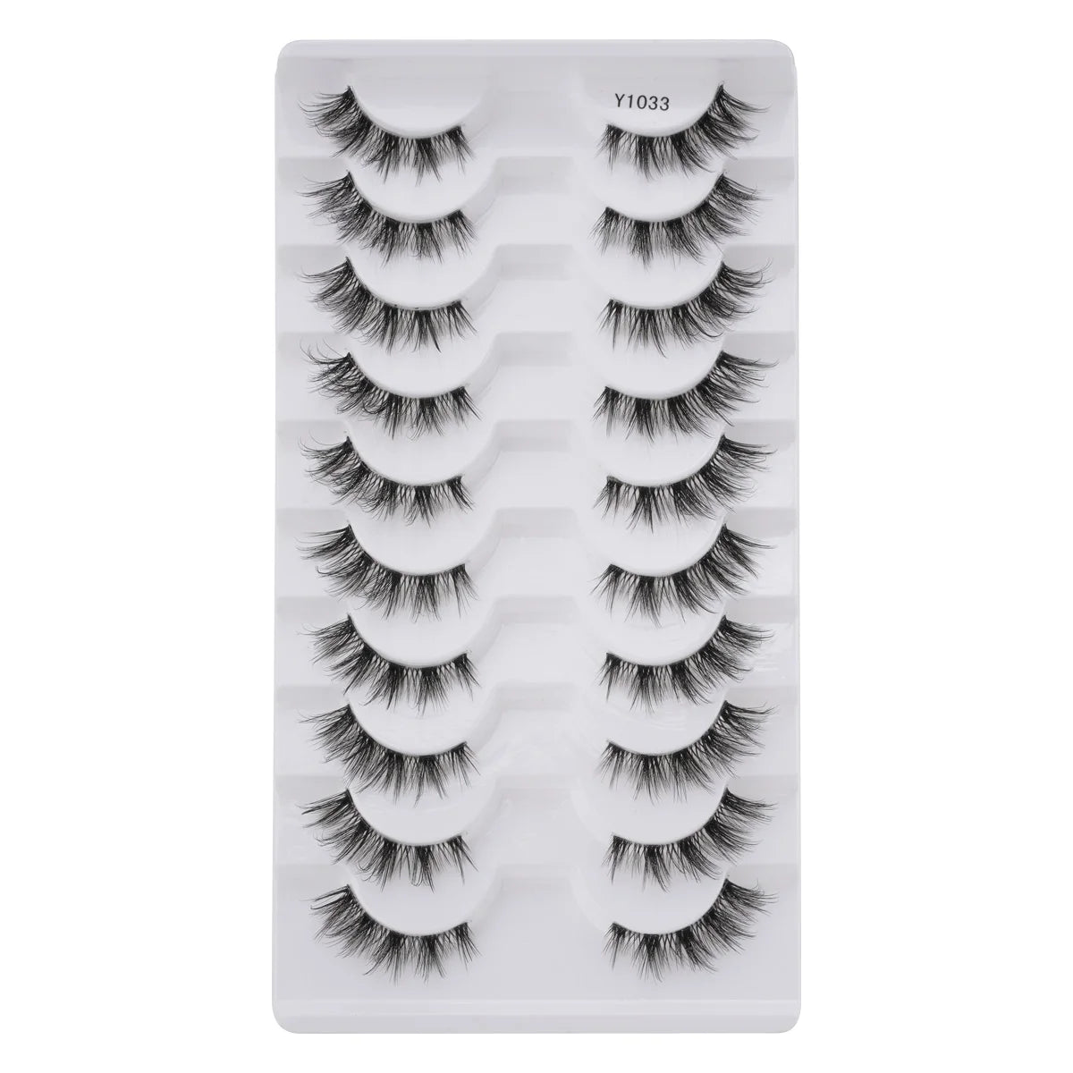 3/6/10 Pairs Wispy Half Eyelash Fluffy False Eyelashes Full Natural Long Mink Lashes Extension Makeup Handmade Cat Eye Faux Cils