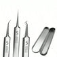 1/3/8PCS stainless steel blackhead removal tool kit, blackhead clip, tweezers, beauty face blackhead remover, acne needle tool